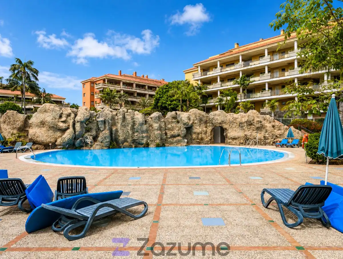 Swimming pool of Flat for rent in Puerto de la Cruz  with Air Conditioner, Private garden and Terrace