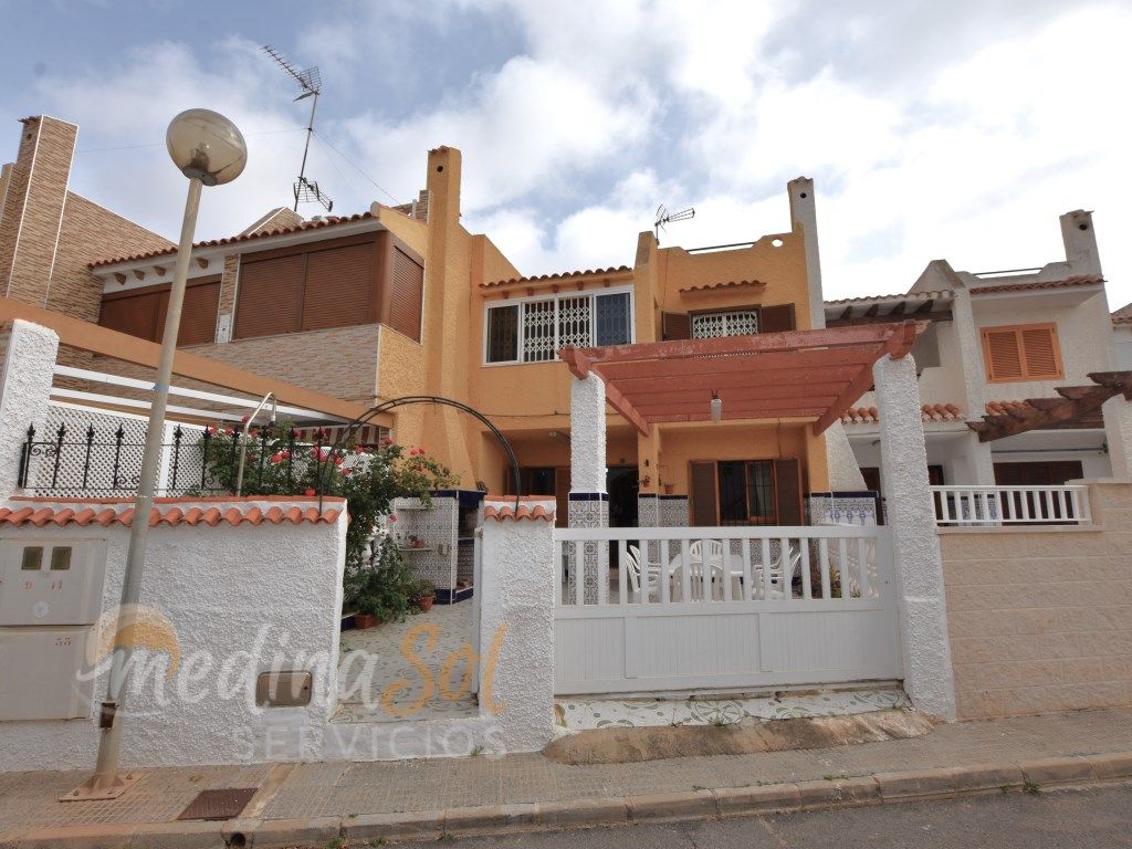 Exterior view of Single-family semi-detached for sale in Cartagena  with Air Conditioner, Terrace and Furnished