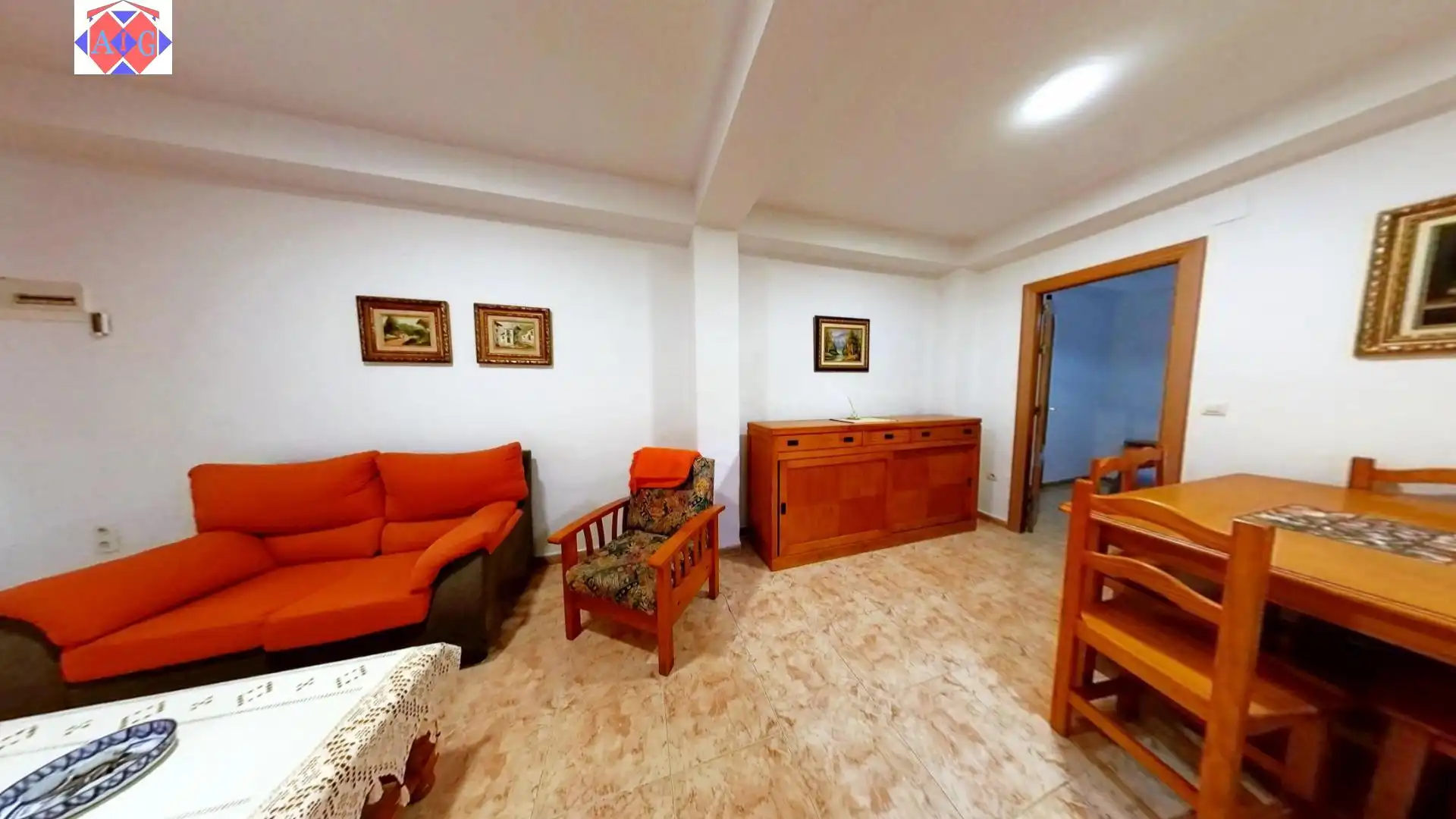 Living room of Flat for sale in Gualchos  with Furnished
