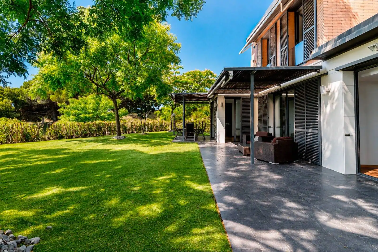 Terrasse von Haus oder Chalet zum Verkauf in Sant Vicenç de Montalt mit Klimaanlage, Heizung und Privatgarten
