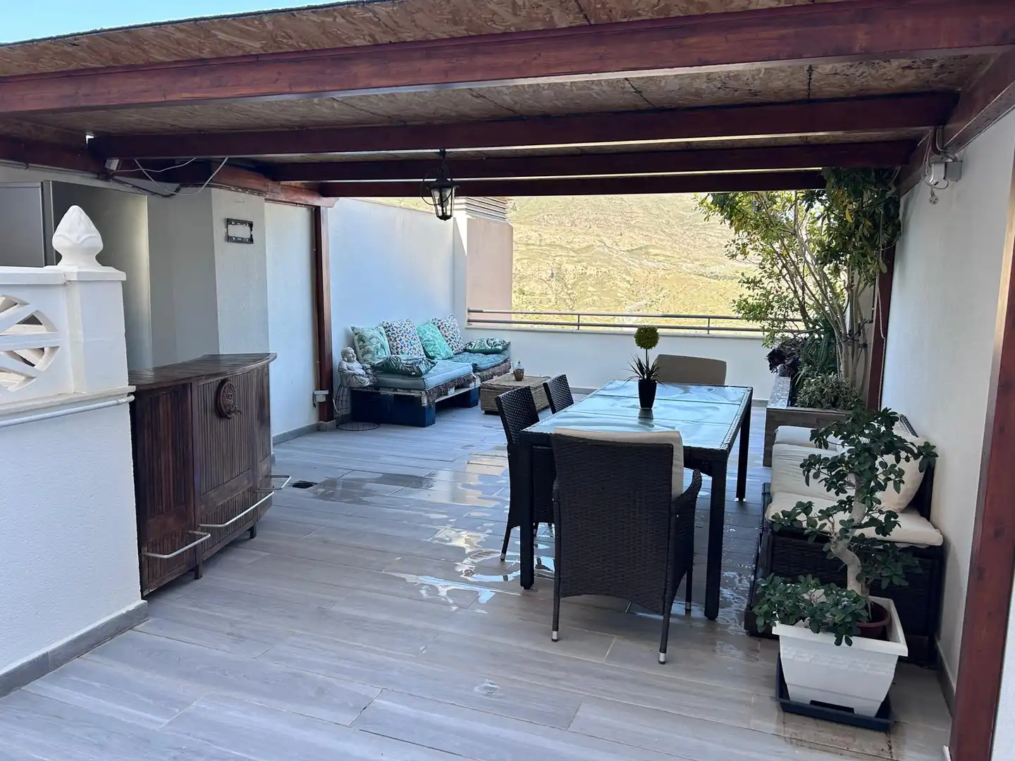 Terraza de Piso en venta en Vícar con Aire acondicionado, Piscina y Piscina comunitaria