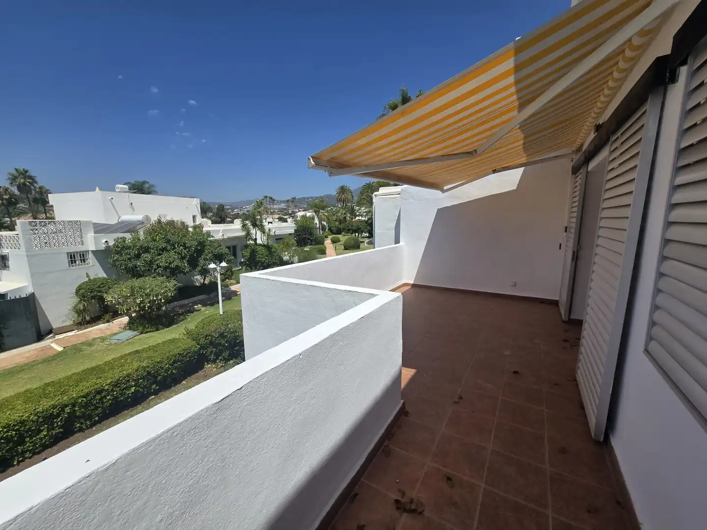 Terraza de Apartamento de alquiler en Marbella con Aire acondicionado, Calefacción y Parquet