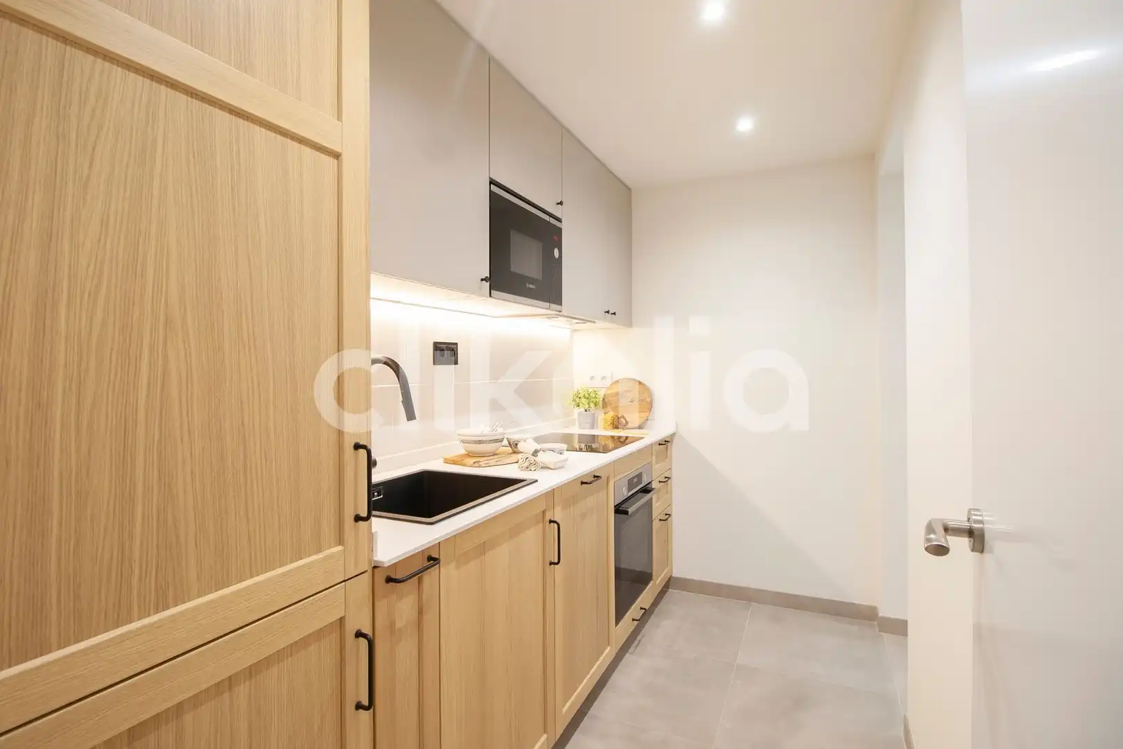 Küche von Wohnung zum Verkauf in Málaga mit Klimaanlage, Terrasse und Balkon
