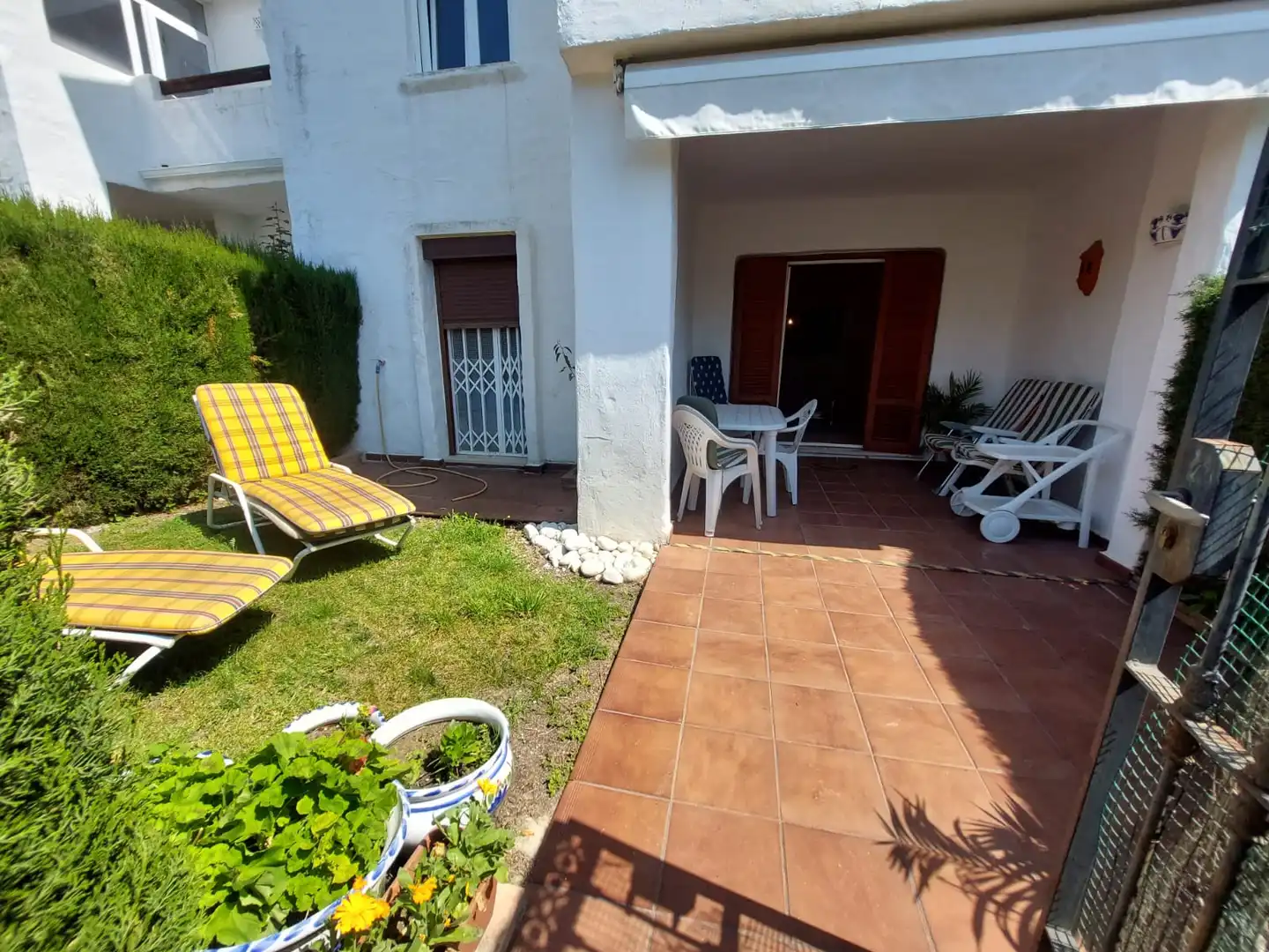 Garden of Flat for sale in Estepona  with Air Conditioner, Private garden and Terrace