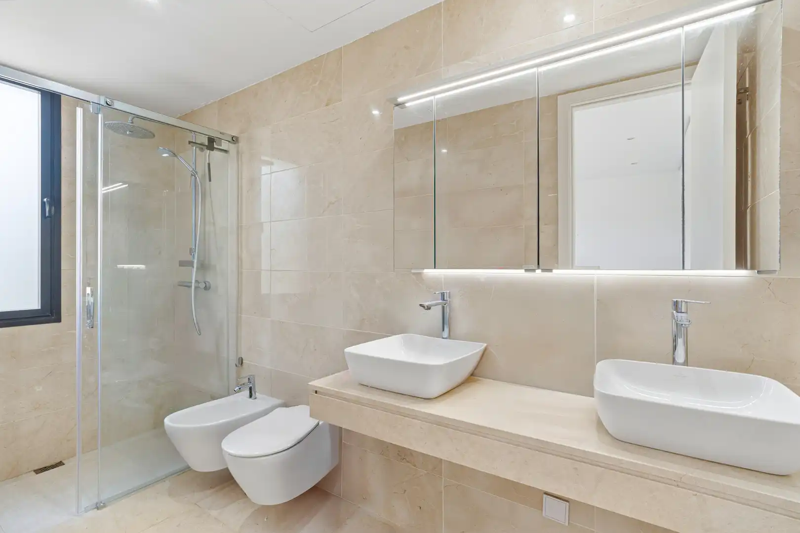 Baño de Casa adosada en venta en Mijas con Aire acondicionado, Jardín privado y Terraza