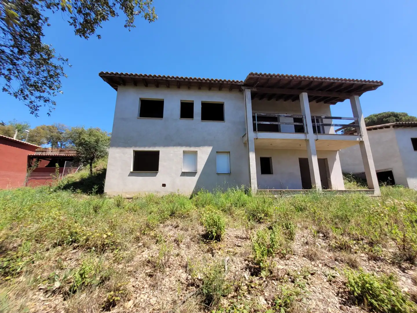 Vista exterior de Finca rústica en venta en Riudarenes con Jardín privado