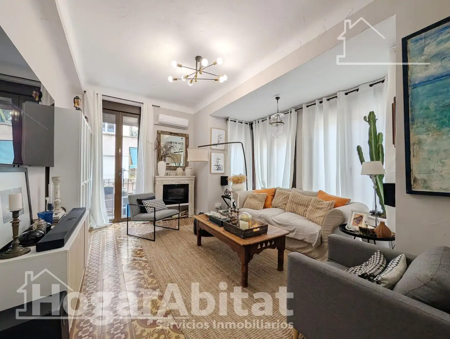 Sala de estar de Piso en venta en Alicante / Alacant con Aire acondicionado, Calefacción y Terraza