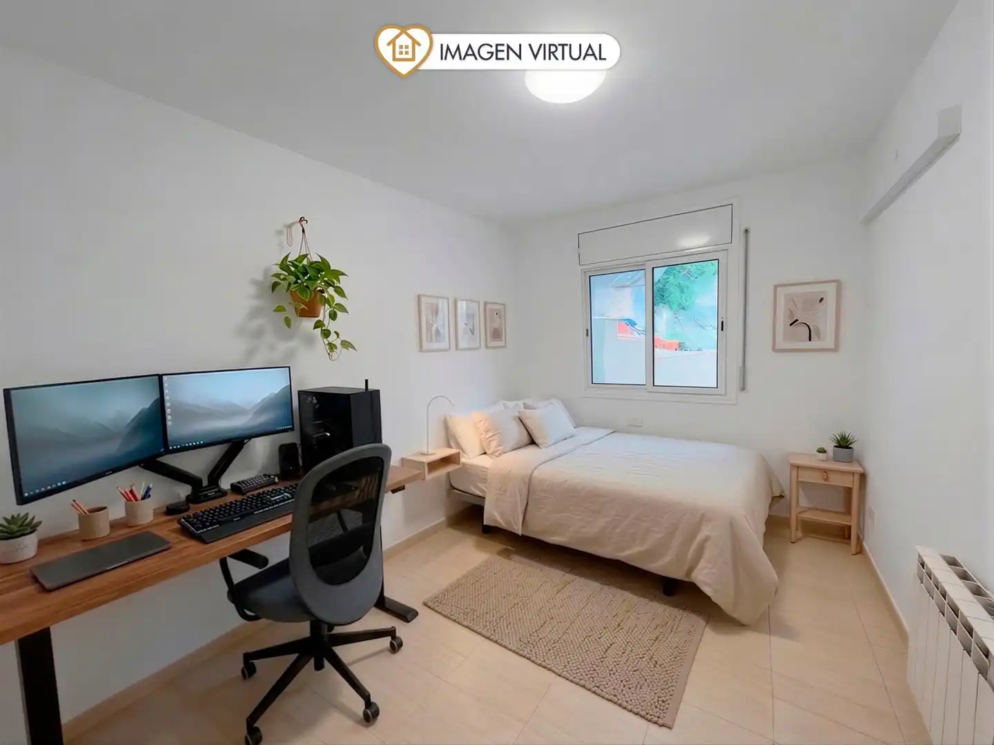 Habitación de Casa o chalet en venta en Vallirana con Aire acondicionado, Calefacción y Jardín privado