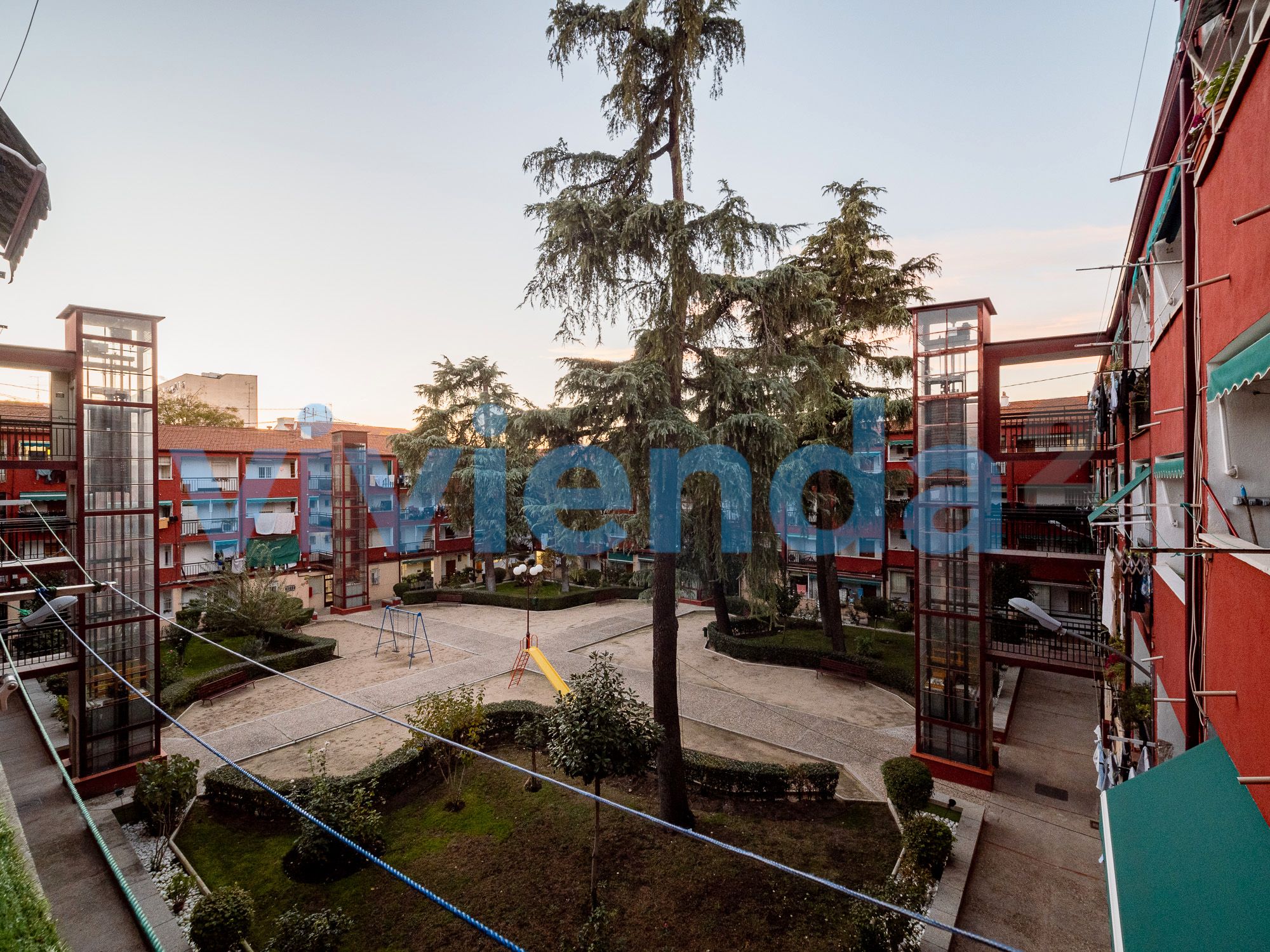 Garden of Flat for sale in  Madrid Capital  with Air Conditioner and Heating