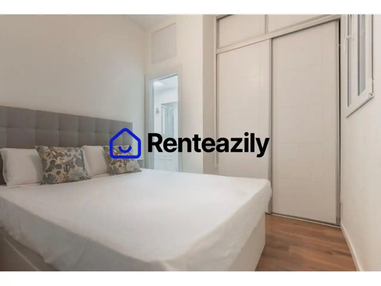 Dormitori de Apartament de lloguer en Madrid amb Aire condicionat, Calefacció i Parquet