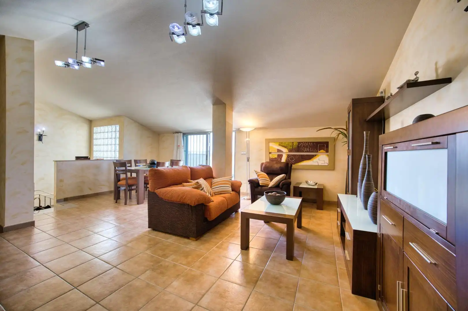 Sala de estar de Ático en venta en Murcia con Aire acondicionado, Calefacción y Terraza