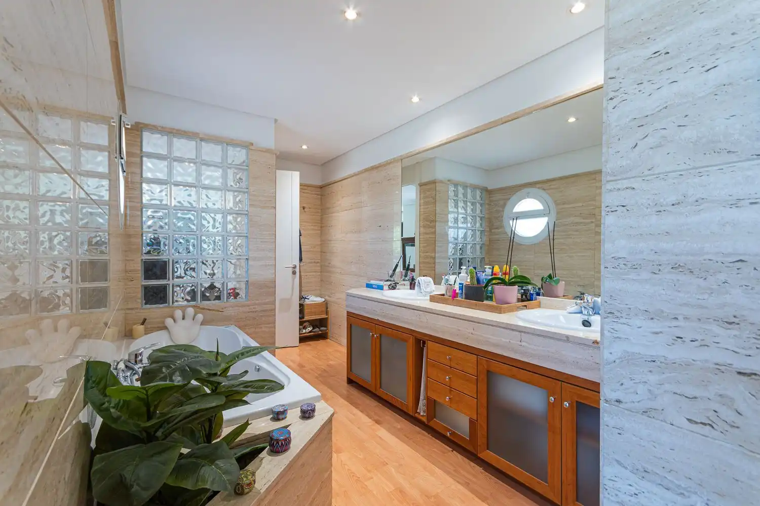 Bathroom of Houses for sale in Boadilla del Monte  with Air Conditioner, Heating and Storage room