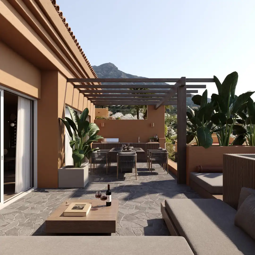Attique avec piscine à vendre à Nueva Andalucía