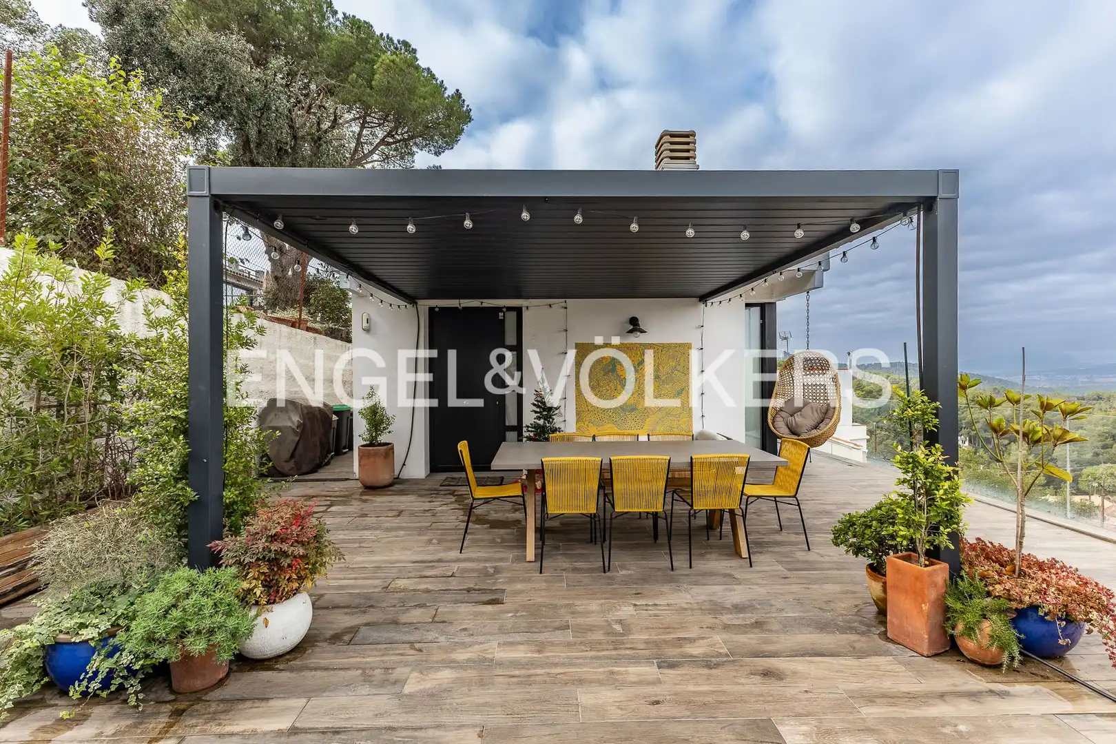 Terrace of Houses for sale in Sant Cugat del Vallès  with Air Conditioner, Heating and Private garden