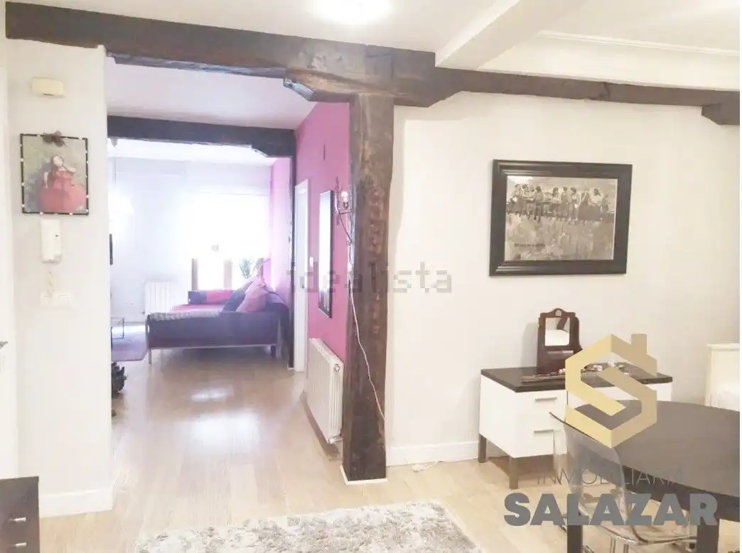 Sala de estar de Piso de alquiler en Bilbao  con Calefacción y Terraza