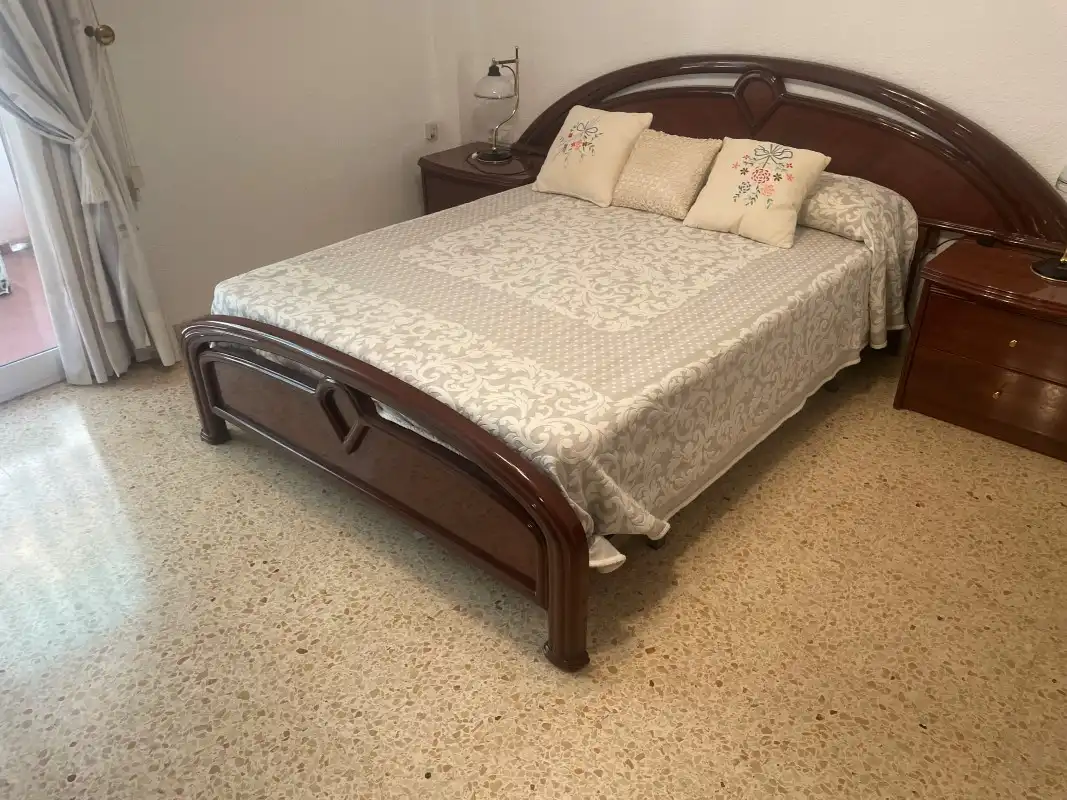 Bedroom of Flat for rent in Gandia  with Air Conditioner, Terrace and Furnished