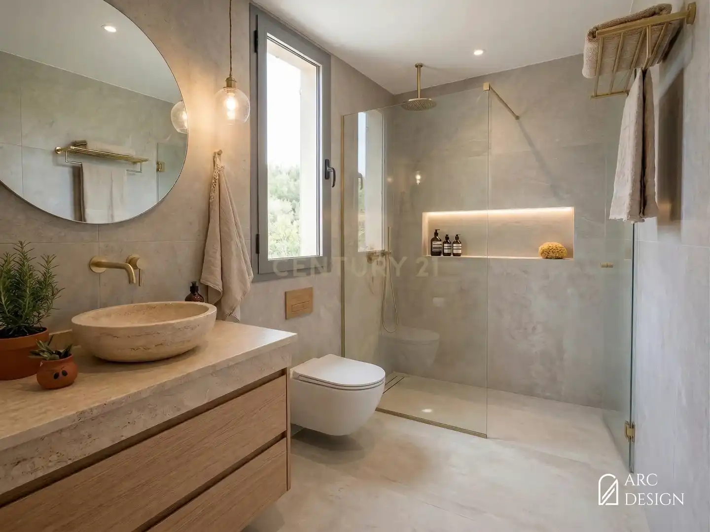 Bathroom of Houses for sale in Fuengirola  with Private garden, Alarm and Community pool