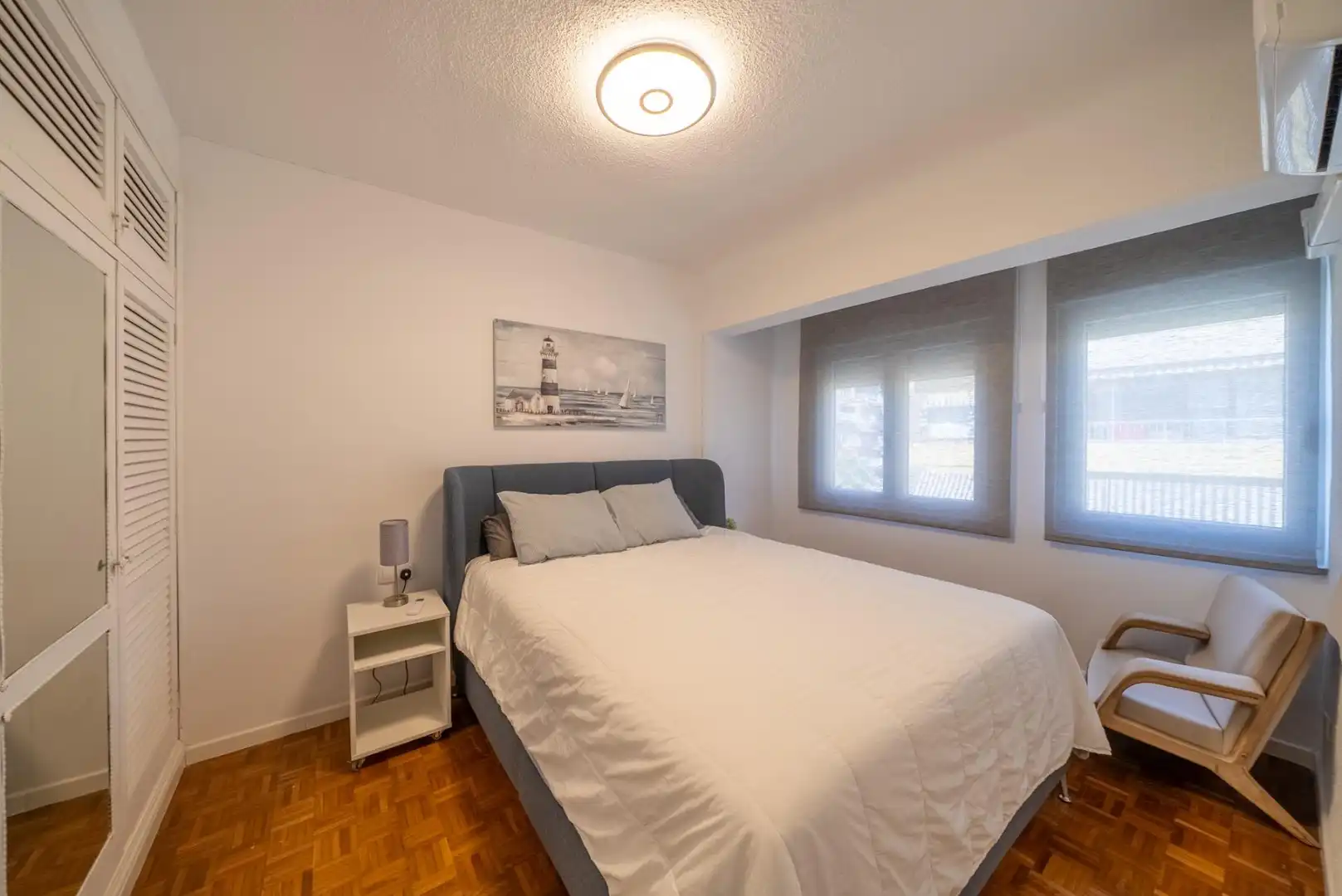 Dormitori de Apartament de lloguer en Alicante / Alacant amb Moblat i Balcó