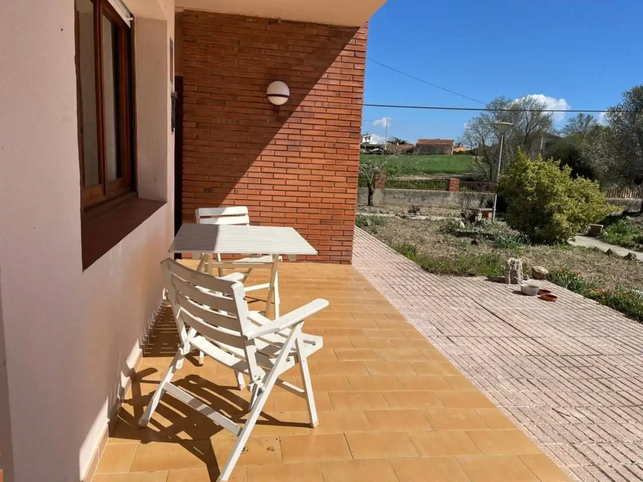 Terrassa de Casa o xalet en venda en Santa Coloma de Queralt amb Calefacció, Jardí privat i Terrassa
