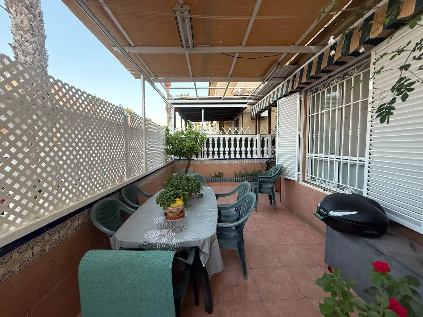 Terraza de Casa o chalet de alquiler en Santa Pola con Aire acondicionado, Amueblado y Piscina comunitaria