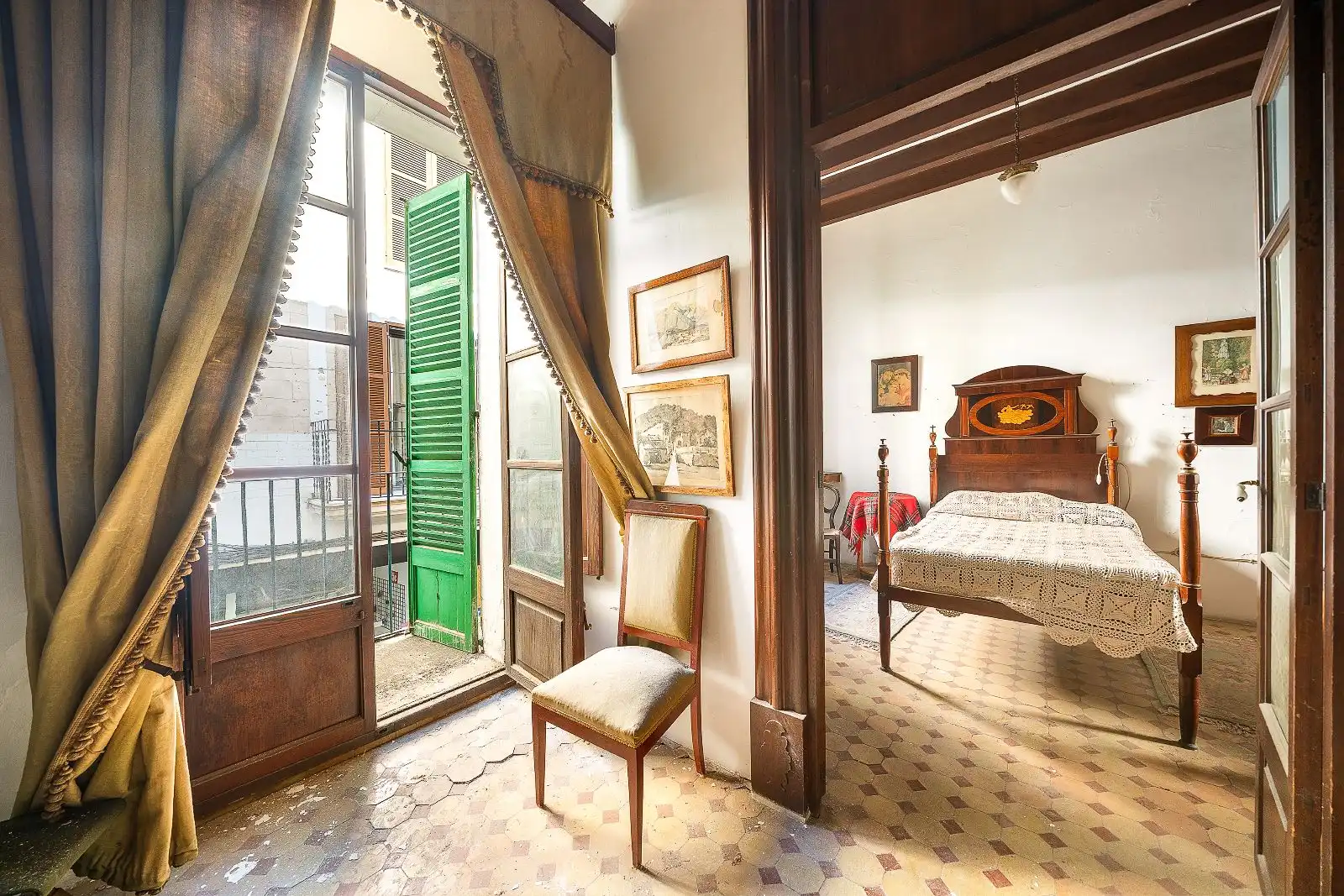 Schlafzimmer von Einfamilien-Reihenhaus zum Verkauf in Sa Pobla mit Heizung, Privatgarten und Terrasse