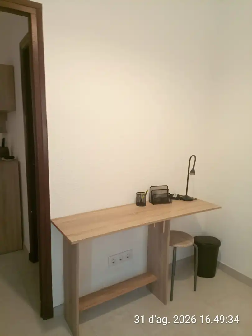 Dining room of Flat for rent in Barcelona  with Air Conditioner, Heating and Furnished