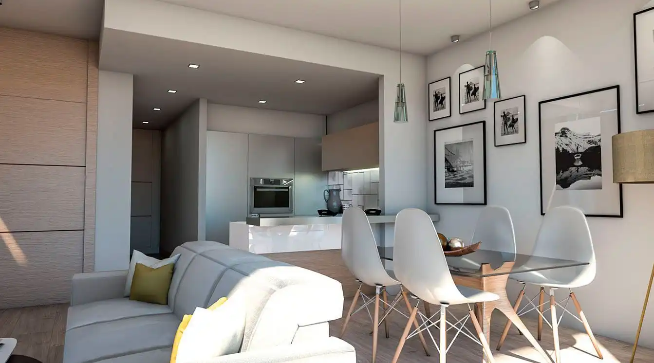 Sala de estar de Apartamento en venta en Torrevieja con Aire acondicionado, Amueblado y Piscina comunitaria