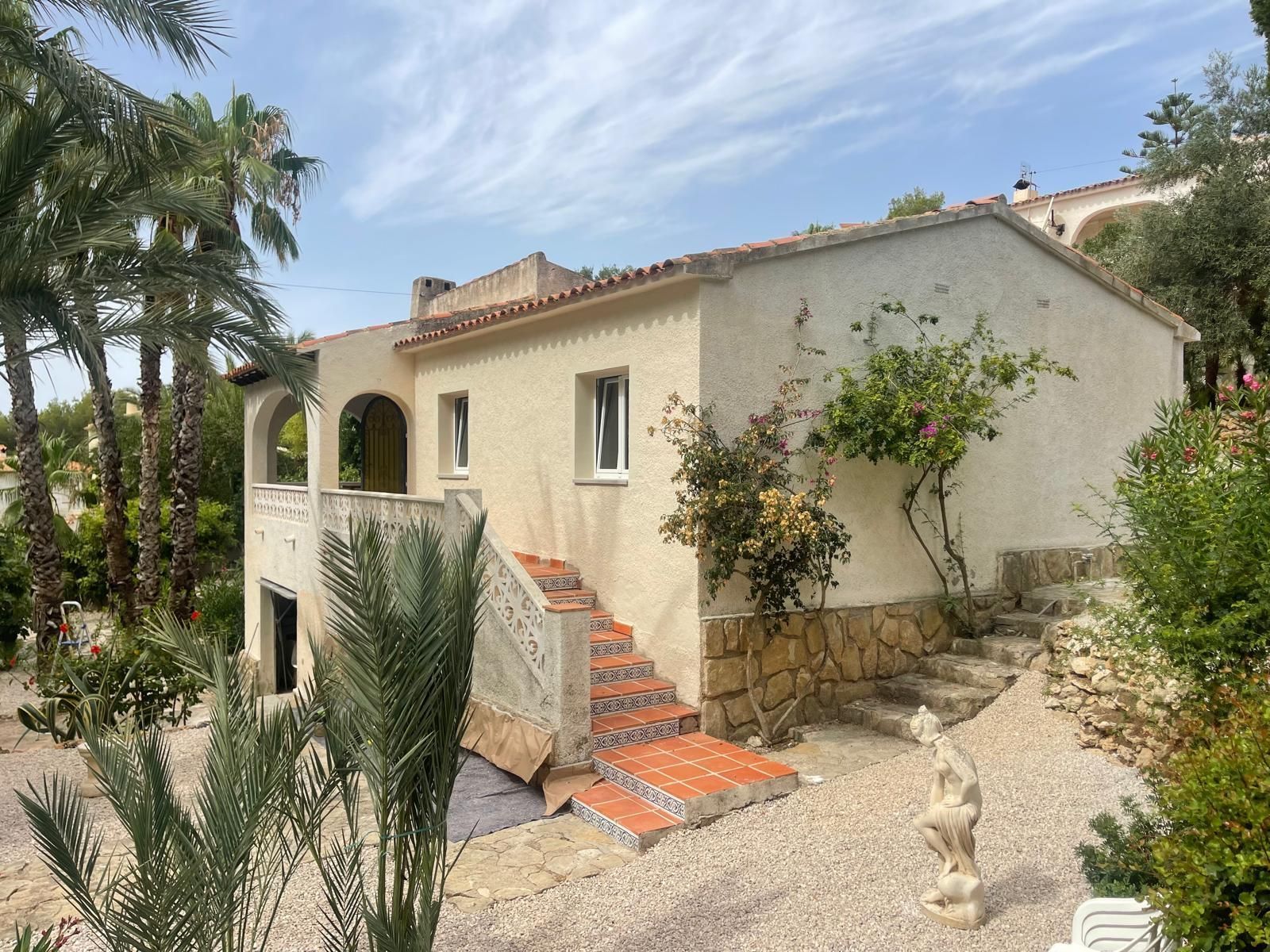 Vista exterior de Casa o chalet de alquiler en Altea con Aire acondicionado, Jardín privado y Terraza