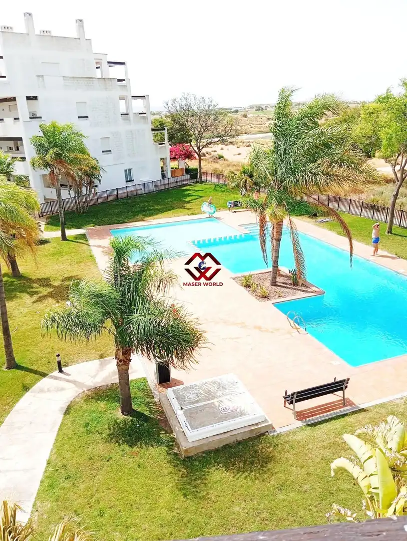 Piscina de Ático en venta en Alhama de Murcia con Aire acondicionado, Terraza y Amueblado