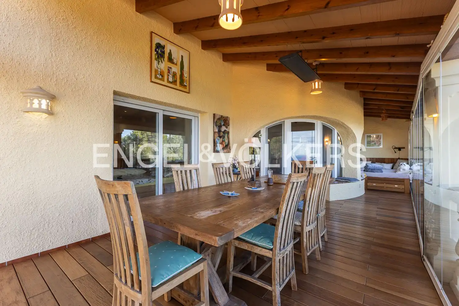 Comedor de Casa o chalet en venta en Jávea / Xàbia con Aire acondicionado, Calefacción y Jardín privado