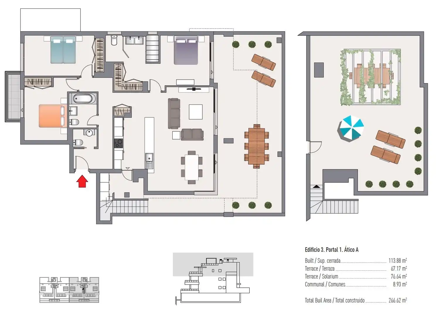 Appartement compact avec terrasse à louer à Costa Natura, imagen 15