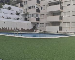 Swimming pool of Flat for sale in Villajoyosa / La Vila Joiosa  with Air Conditioner, Heating and Private garden