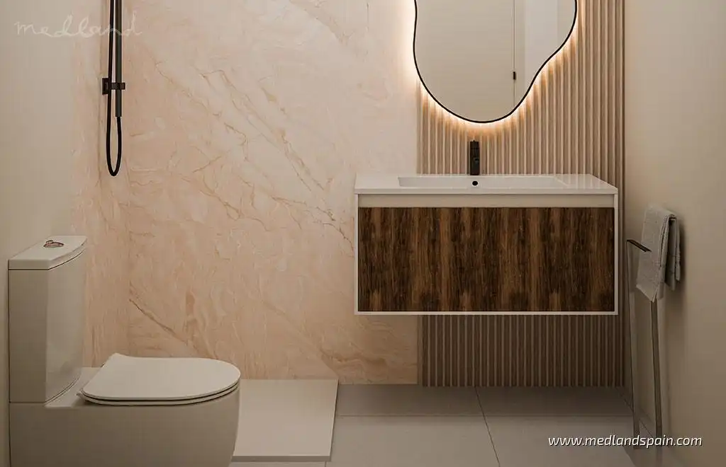 Bany de Apartament en venda en San Miguel de Salinas, Alicante