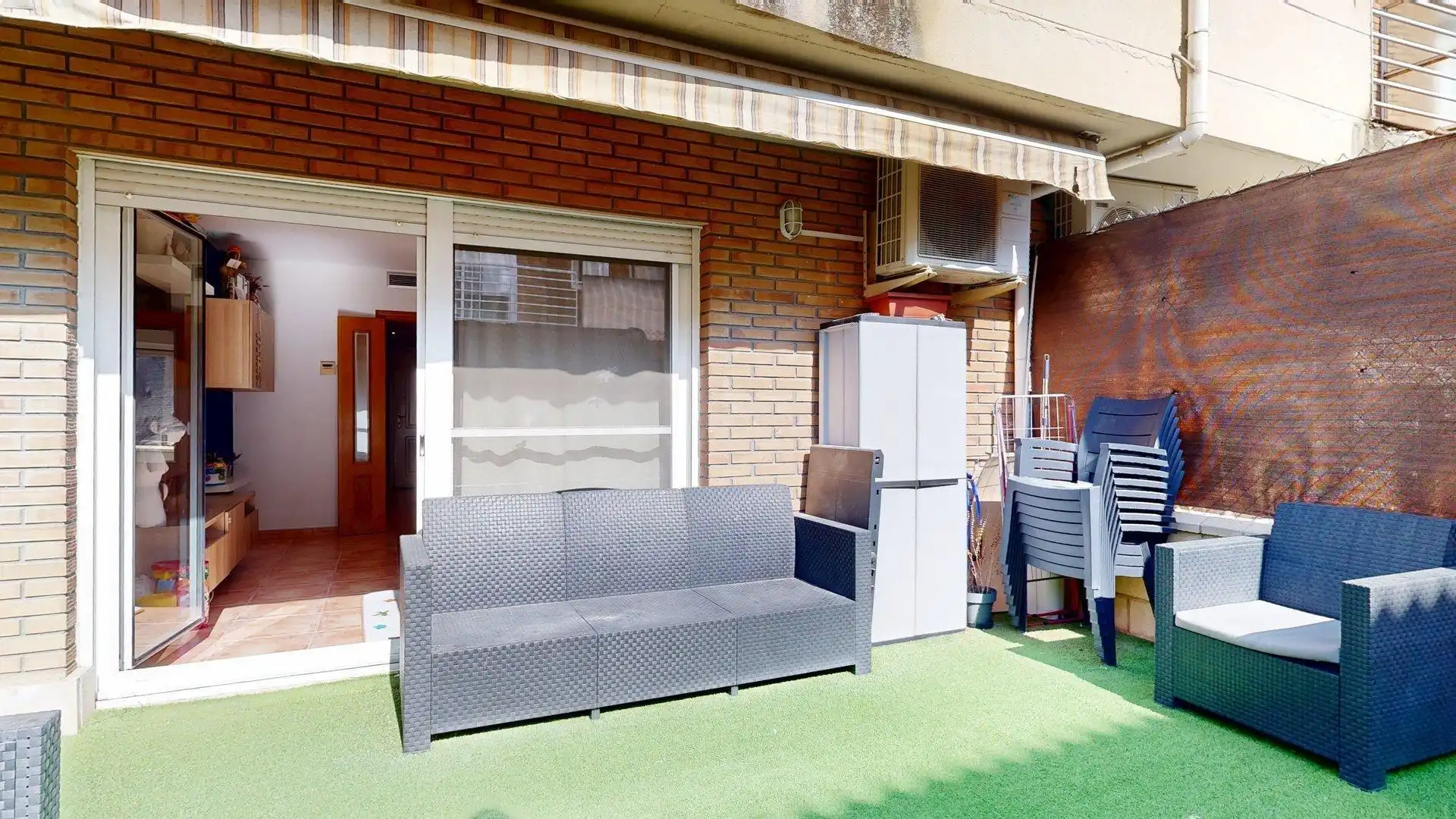 Terraza de Casa adosada en venta en Zaragoza con Calefacción, Jardín privado y Terraza
