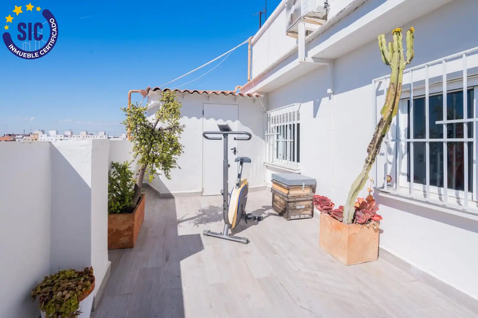 Terraza de Ático en venta en Valencia con Aire acondicionado, Calefacción y Parquet