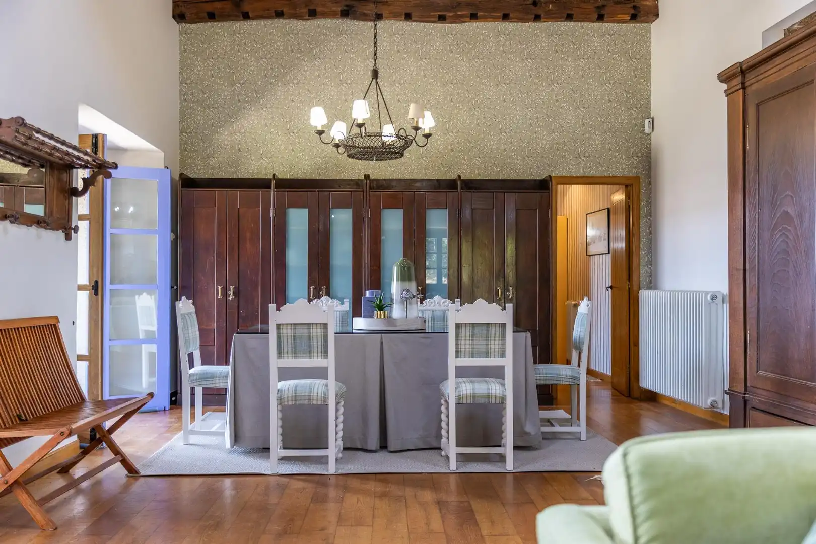 Comedor de Casa o chalet en venta en O Pino  con Calefacción, Jardín privado y Terraza