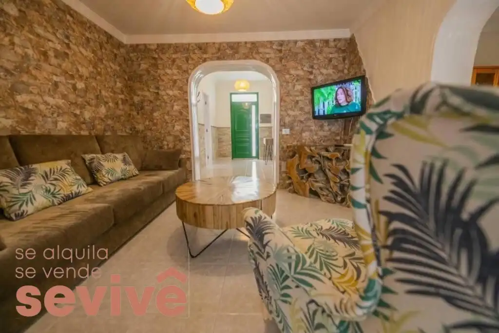 Sala d'estar de Casa o xalet en venda en Antigua amb Jardí privat, Terrassa i Piscina