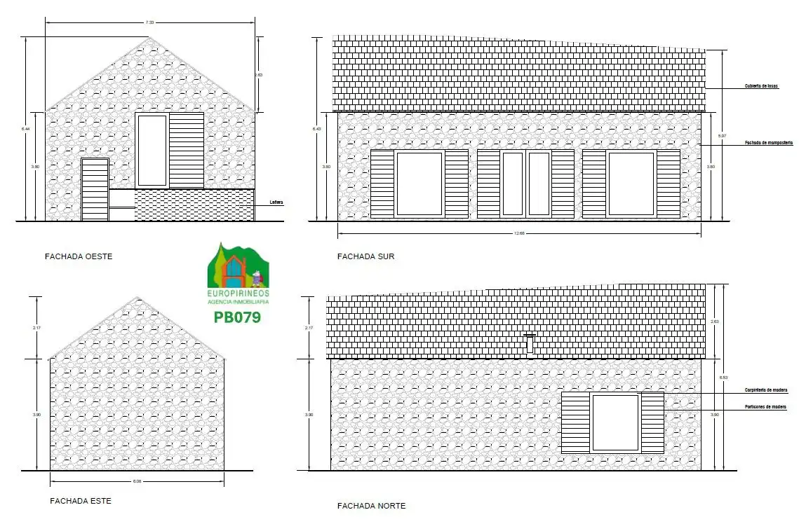 Finca rústica en venta en Puértolas