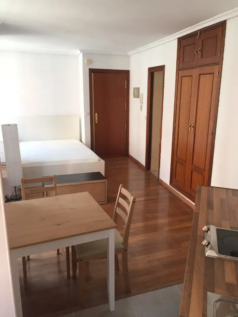 Dormitori de Estudi de lloguer en Madrid amb Aire condicionat, Calefacció i Moblat