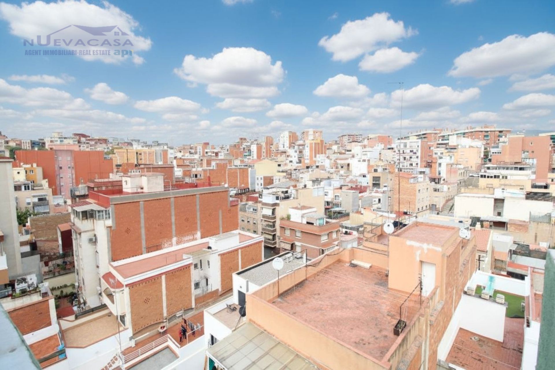 Exterior view of Attic for sale in Badalona  with Air Conditioner, Heating and Terrace