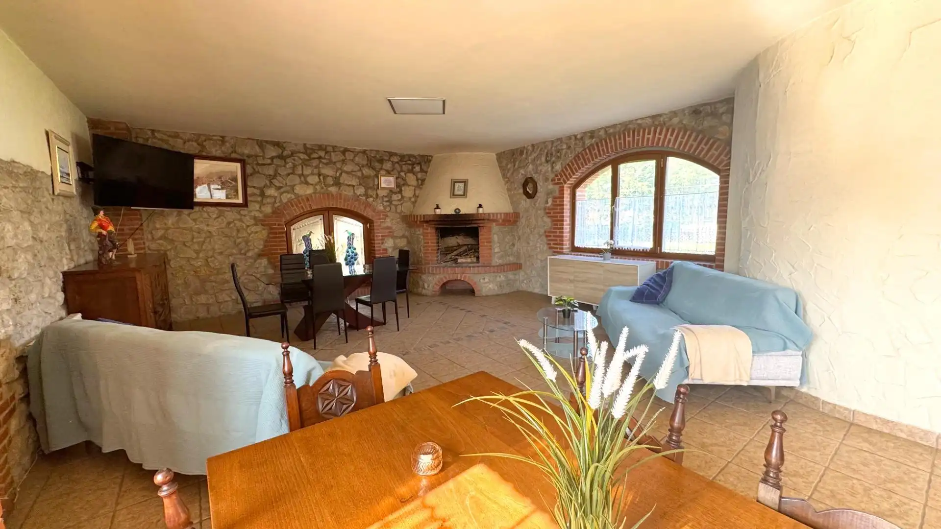 Sala de estar de Casa o chalet en venta en Miengo con Jardín privado y Amueblado