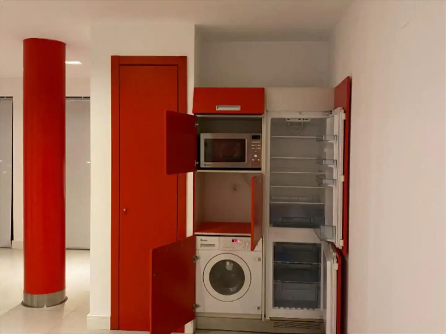 Cuina de Loft en venda en Madrid amb Aire condicionat, Jardí privat i Piscina