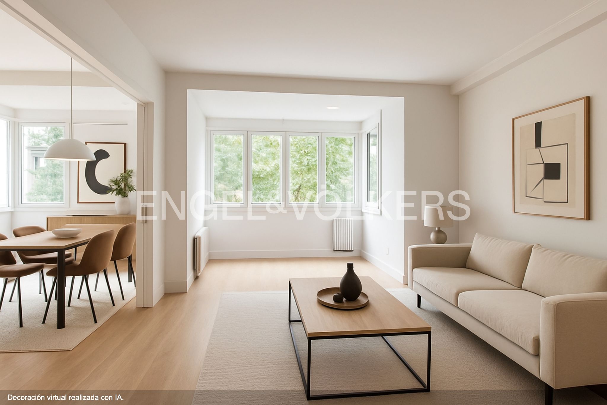 Sala d'estar de Apartament en venda en  Madrid Capital amb Aire condicionat i Calefacció