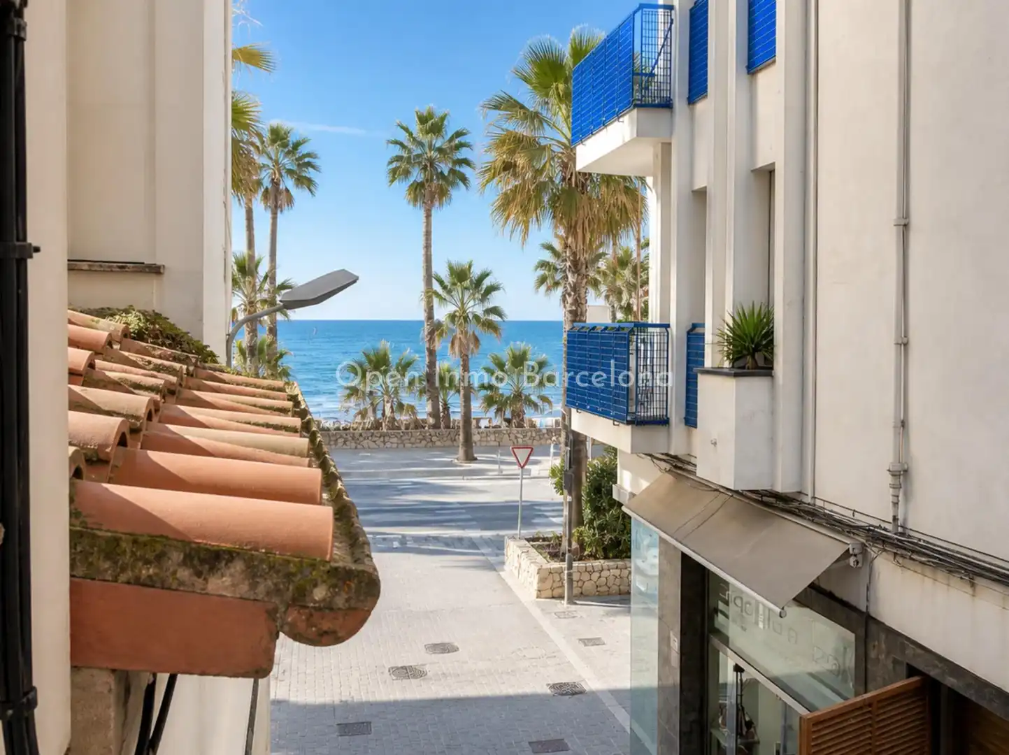 Außenansicht von Wohnung zur Miete in Sitges mit Klimaanlage, Heizung und Möbliert