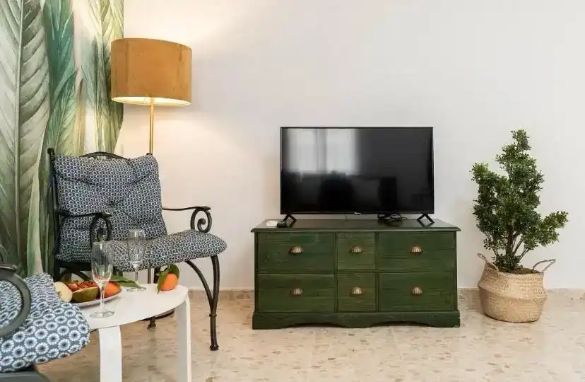 Living room of Flat for rent in Torremolinos  with Air Conditioner, Furnished and Balcony
