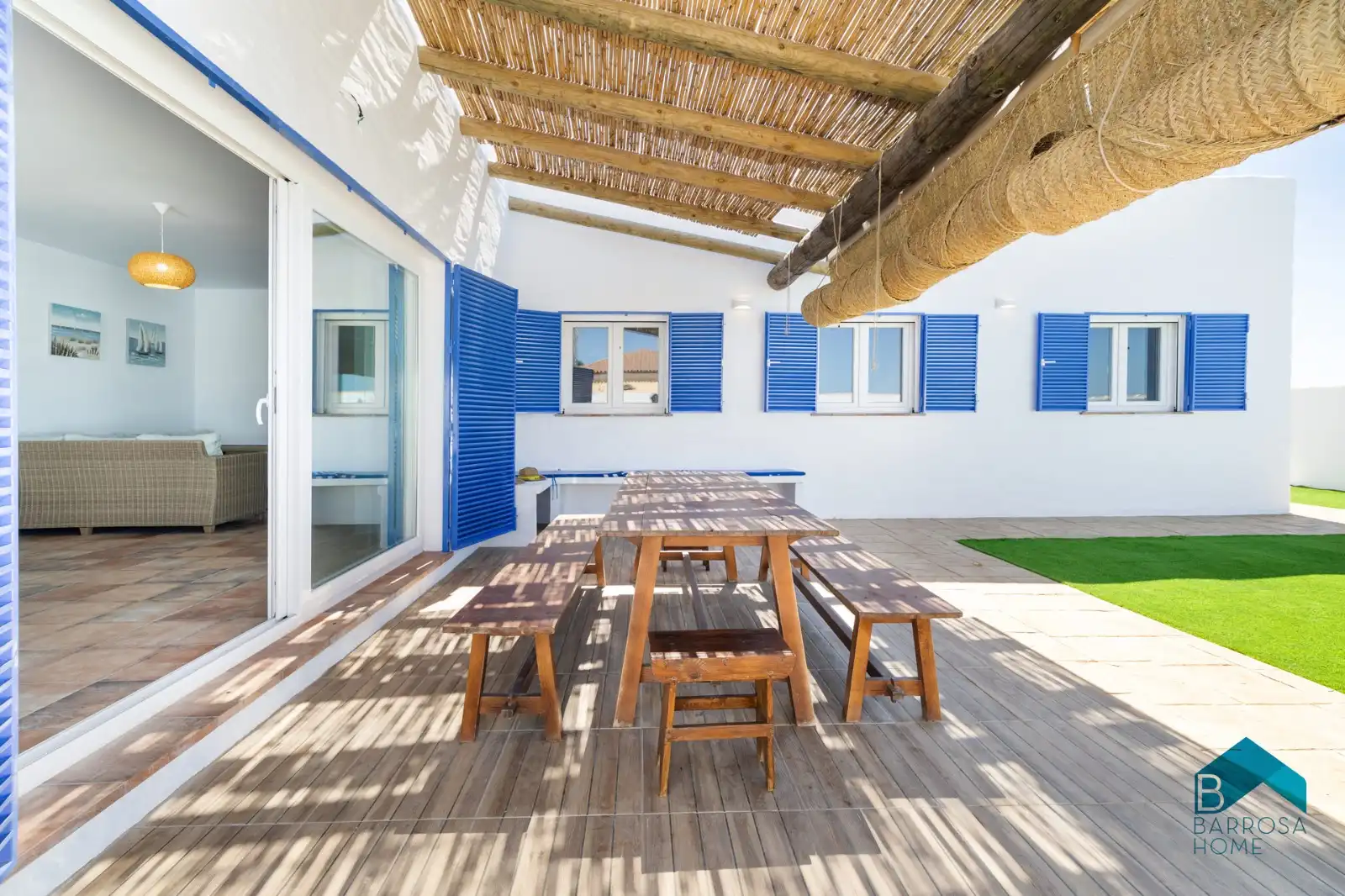 Terrace of Houses for rent in Chiclana de la Frontera  with Air Conditioner, Private garden and Terrace