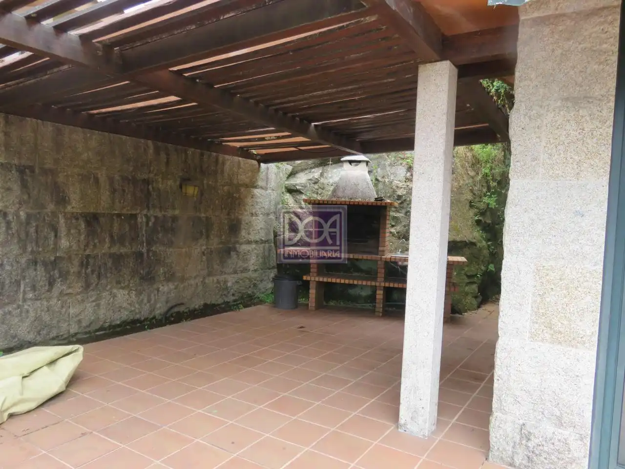 Terrassa de Casa o xalet en venda en Mondariz-Balneario amb Calefacció, Jardí privat i Terrassa
