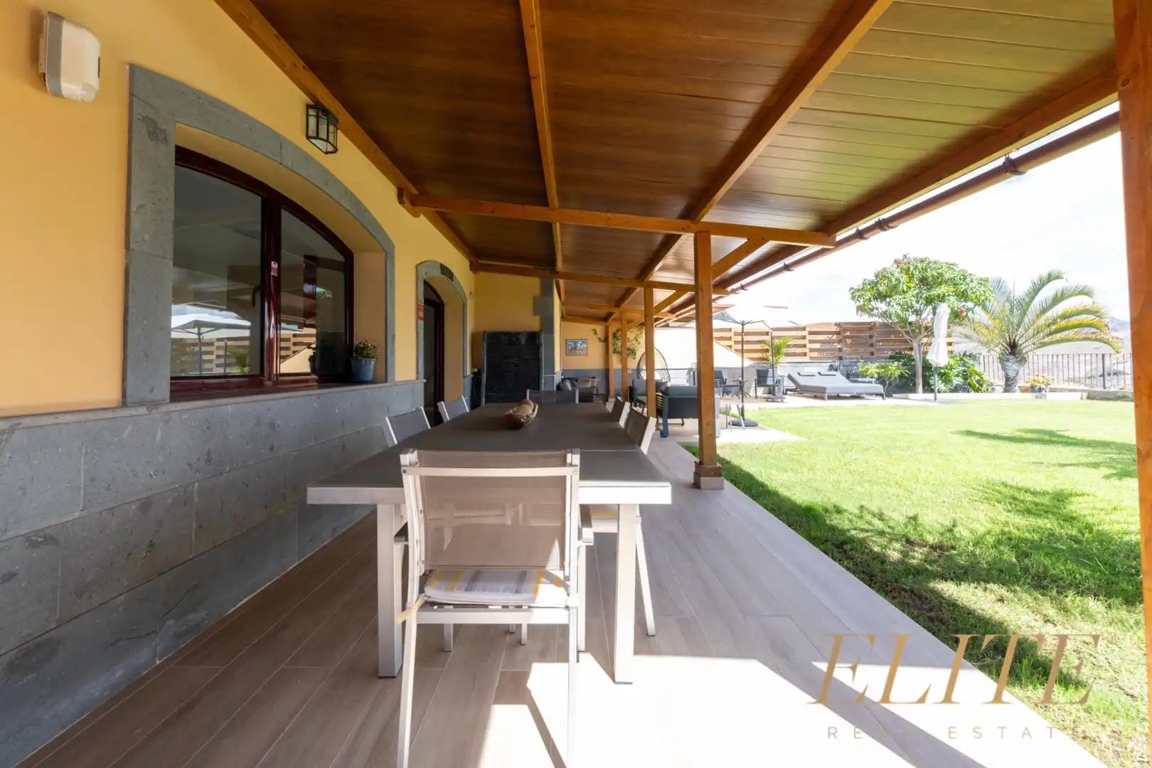 Terrassa de Casa o xalet en venda en Salobre Golf