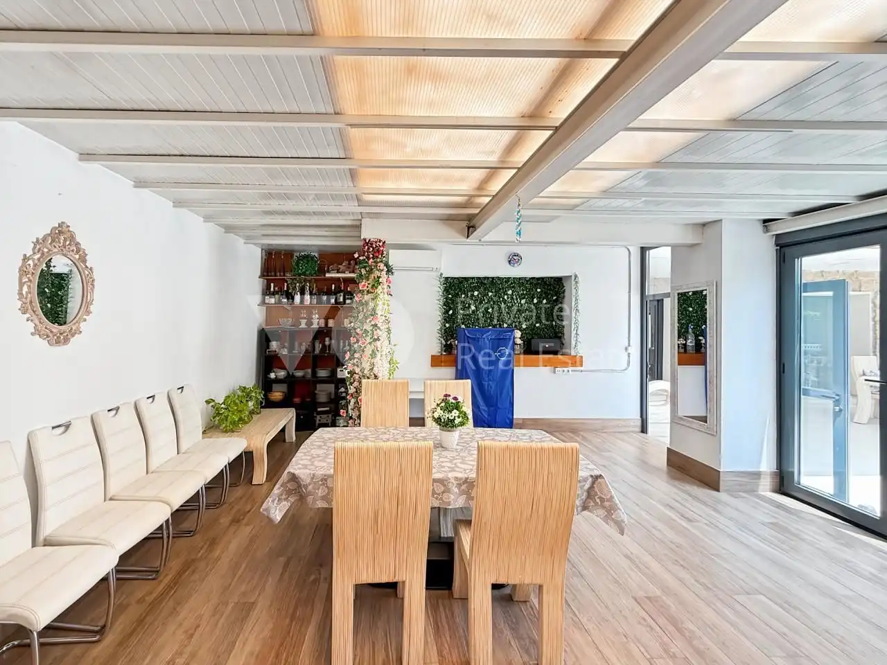 Dining room of Houses for sale in Villanueva de la Cañada  with Air Conditioner, Heating and Private garden