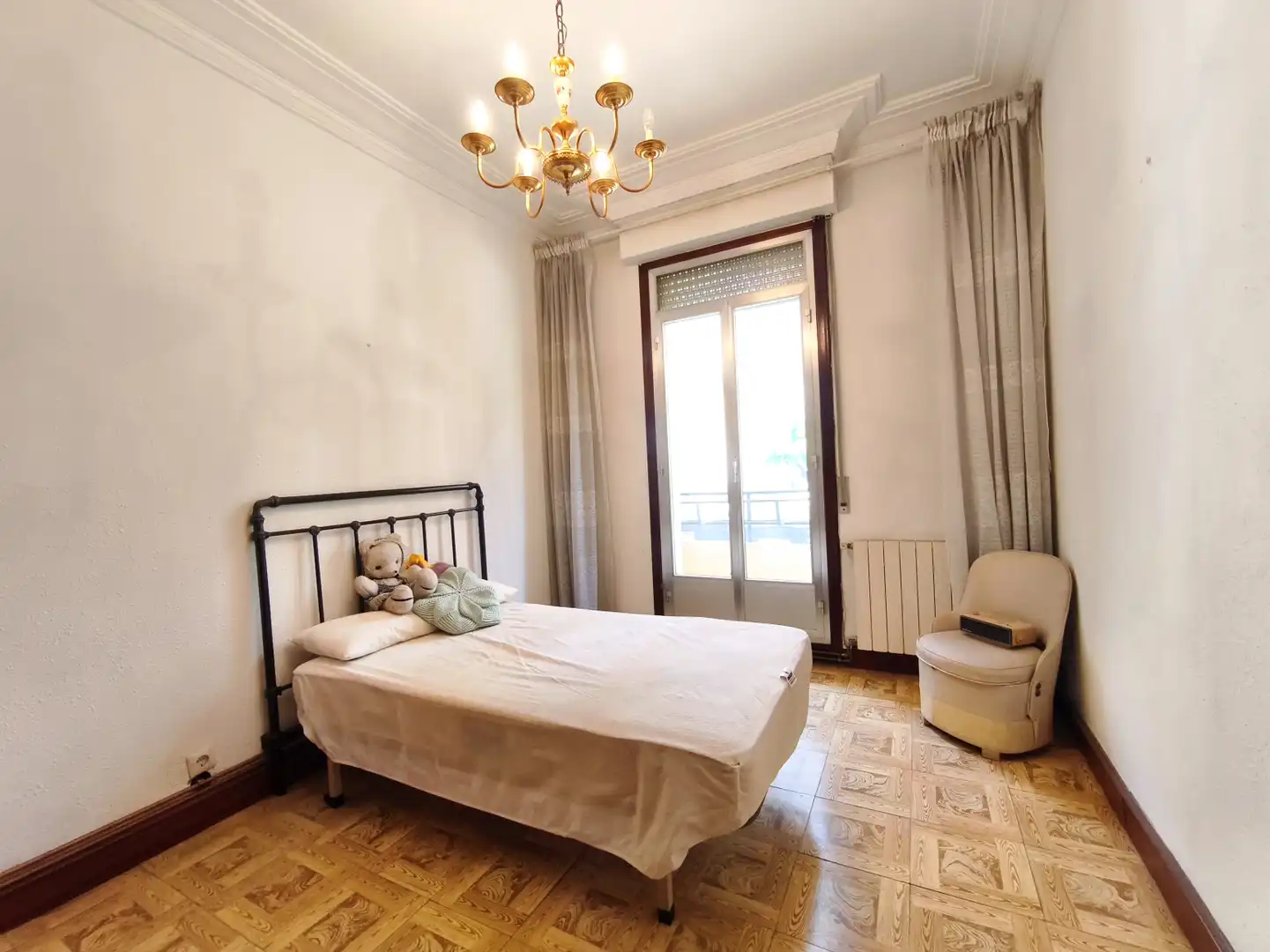 Bedroom of Flat for sale in  Logroño  with Heating, Storage room and Balcony